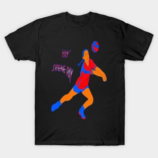 YAY IRENE DAY NEON GIRL VOLLEYBALL PLAYER T-Shirt